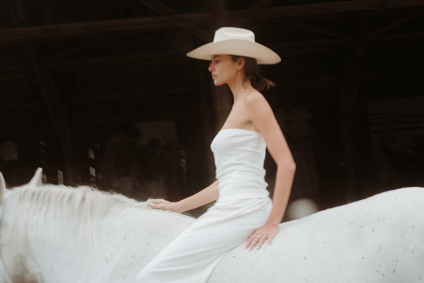 le bustier Écru