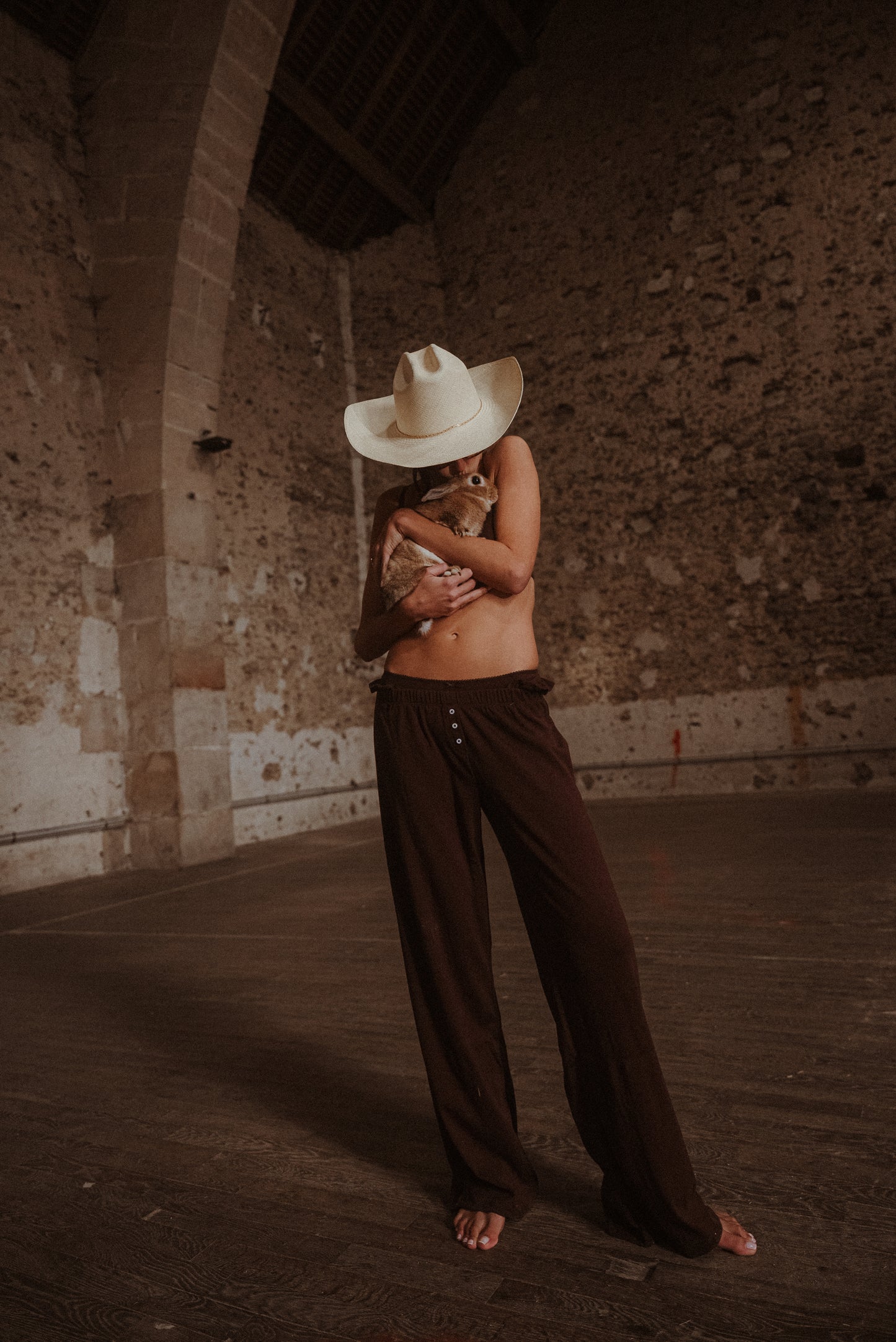 le pantalon Café